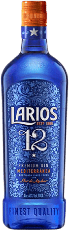 91,95 € Envio grátis | Gin Larios Premium 12 Anos Garrafa Especial 3 L