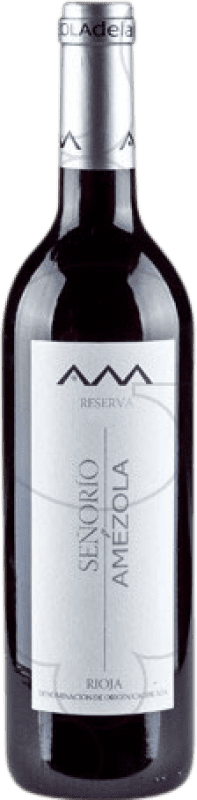 Envío gratis | Vino tinto Amézola de la Mora Señorio de Amezola Reserva D.O.Ca. Rioja La Rioja España Tempranillo, Graciano, Mazuelo, Cariñena 75 cl