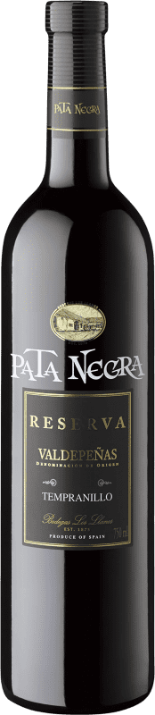 Envío gratis | Vino tinto García Carrión Pata Negra Reserva D.O. Valdepeñas Castilla la Mancha y Madrid España 75 cl