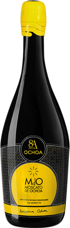 Kostenloser Versand | Weißer Sekt Ochoa 8A Vino de Aguja Aragón Spanien Muskat 75 cl