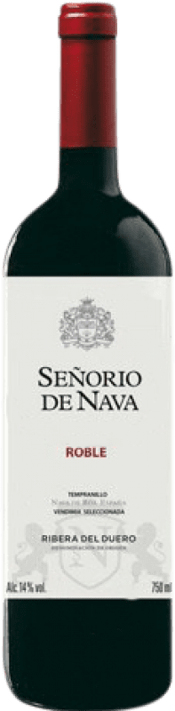 Free Shipping | Red wine Señorío de Nava Oak D.O. Ribera del Duero Castilla y León Spain Tempranillo, Cabernet Sauvignon 75 cl