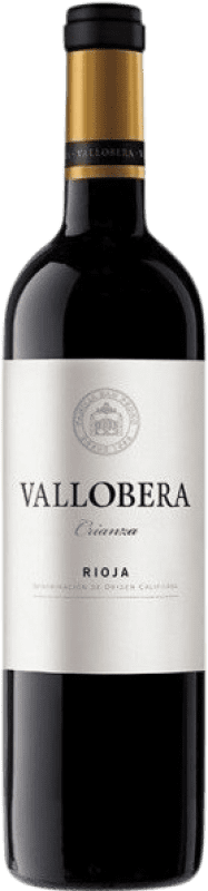 14,95 € 免费送货 | 红葡萄酒 Vallobera Crianza — 陈酿 D.O.Ca. Rioja 大瓶 — Magnum 1,5 L