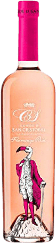 18,95 € | Rosé wine Conde de San Cristóbal Flamingo Young D.O. Ribera del Duero Castilla y León Spain Tempranillo 75 cl