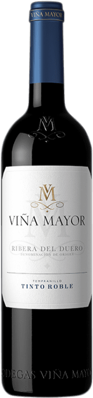 Free Shipping | Red wine Viña Mayor Oak D.O. Ribera del Duero Castilla y León Spain 75 cl