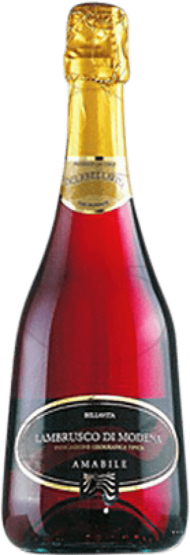 4,95 € | Espumante rosé Caldirola Bellavita D.O.C. Lambrusco di Sorbara Itália Lambrusco 75 cl