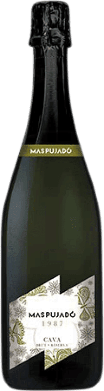 Envío gratis | Espumoso blanco Maspujado Brut Reserva D.O. Cava Cataluña España Macabeo, Xarel·lo, Parellada 75 cl