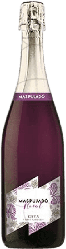 免费送货 | 玫瑰气泡酒 Maspujado Rosat Brut Nature 年轻的 D.O. Cava 加泰罗尼亚 西班牙 Grenache, Monastrell, Pinot Black 75 cl