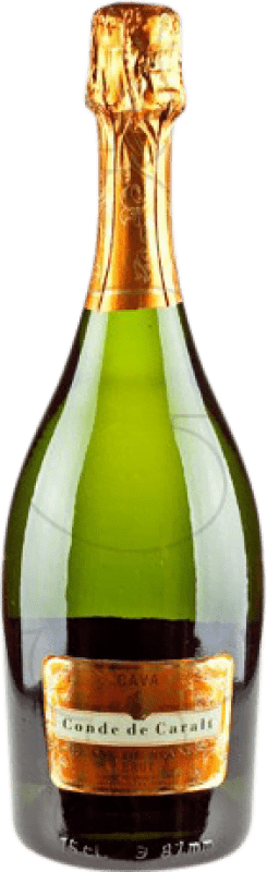 Envoi gratuit | Blanc mousseux Conde de Caralt Blanc de Blancs Brut Jeune D.O. Cava Catalogne Espagne Macabeo, Xarel·lo, Parellada 75 cl