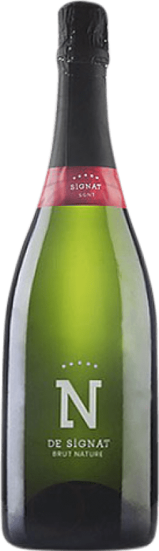 Envoi gratuit | Blanc mousseux Caves Signat Brut Nature Réserve D.O. Cava Catalogne Espagne Macabeo, Xarel·lo, Chardonnay, Parellada Bouteille Magnum 1,5 L