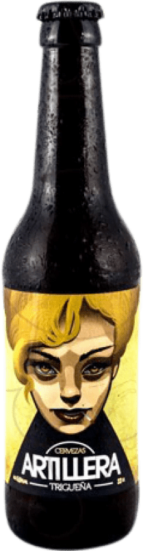 Kostenloser Versand | Bier Artillera Trigueña Spanien Drittel-Liter-Flasche 33 cl