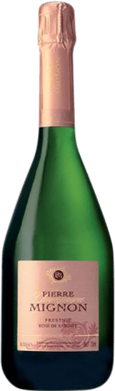 Free Shipping | Rosé sparkling Pierre Mignon Prestige Rosé Brut Grand Reserve A.O.C. Champagne France Pinot Black, Chardonnay, Pinot Meunier 75 cl