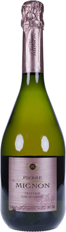 送料無料 | ロゼスパークリングワイン Pierre Mignon Prestige Rosé Brut グランド・リザーブ A.O.C. Champagne フランス Pinot Black, Chardonnay, Pinot Meunier 75 cl