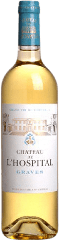 Envoi gratuit | Vin blanc Château de l'Hospital Crianza A.O.C. Bordeaux France 75 cl