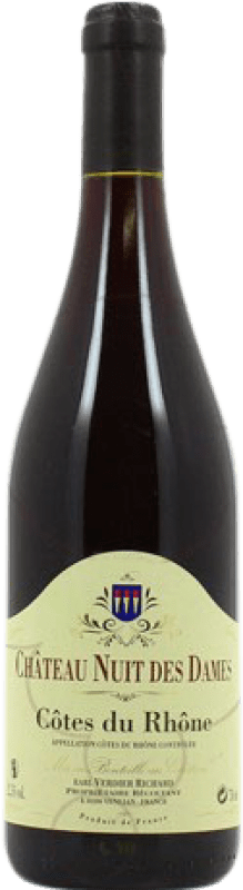 送料無料 | 赤ワイン Château Nuit des Dames 高齢者 A.O.C. Côtes du Rhône フランス Syrah, Grenache 75 cl