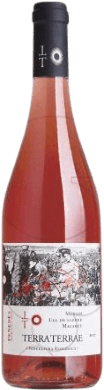 Free Shipping | Rosé wine Covides Terra Terrae Young D.O. Penedès Catalonia Spain Tempranillo, Merlot, Macabeo 75 cl