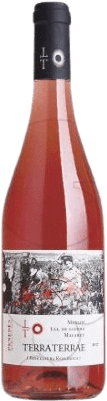 Envio grátis | Vinho rosé Covides Terra Terrae Jovem D.O. Penedès Catalunha Espanha Tempranillo, Merlot, Macabeo 75 cl