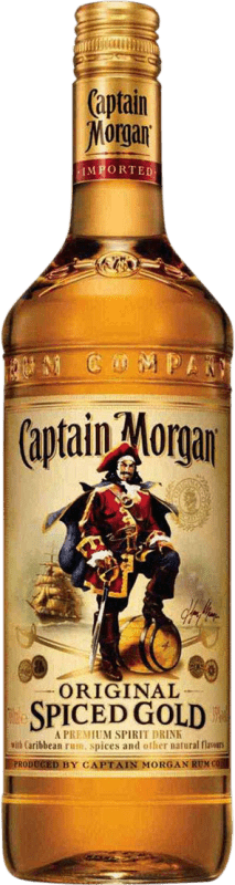 Бесплатная доставка | Ром Captain Morgan Spiced Añejo Ямайка 70 cl