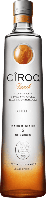 Spedizione Gratuita | Vodka Cîroc Peach Francia 70 cl