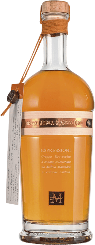 Envio grátis | Aguardente Grappa Marzadro Espressioni Aromatica Itália 70 cl