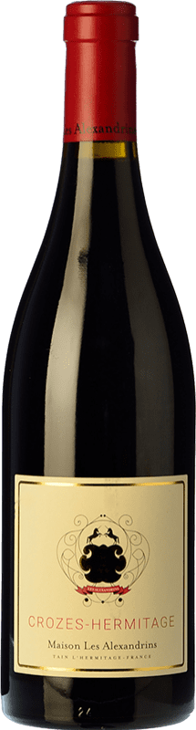 Free Shipping | Red wine Les Alexandrins A.O.C. Crozes-Hermitage Rhône France Syrah 75 cl