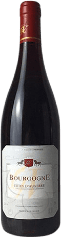 Free Shipping | Red wine Verret Côtes d'Auxerre Aged A.O.C. Bourgogne France Pinot Black 75 cl