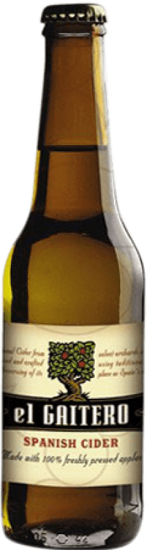 3,95 € Envío gratis | Sidra El Gaitero Botellín Tercio 33 cl