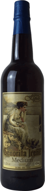 Free Shipping | Fortified wine Herederos de Argüeso Señorita Irene Medium D.O. Jerez-Xérès-Sherry Andalucía y Extremadura Spain Palomino Fino, Pedro Ximénez 75 cl