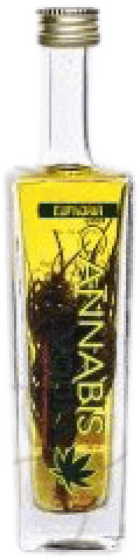 5,95 € Бесплатная доставка | Водка Hill's Euphoria Мини-бутылка 5 cl Cannabis — Каннабис