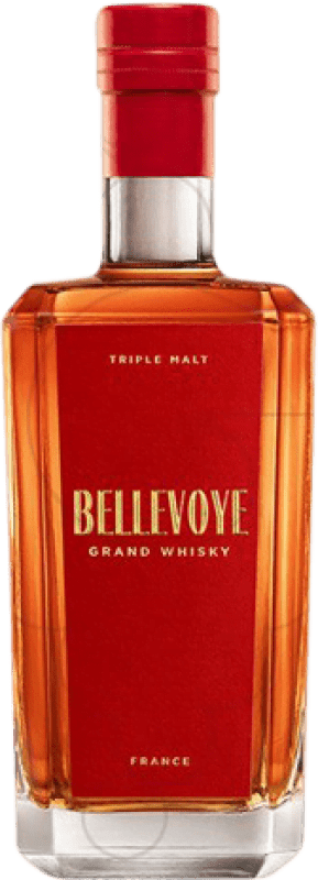 Envoi gratuit | Single Malt Whisky Les Bienheureux Bellevoye Rouge France 70 cl