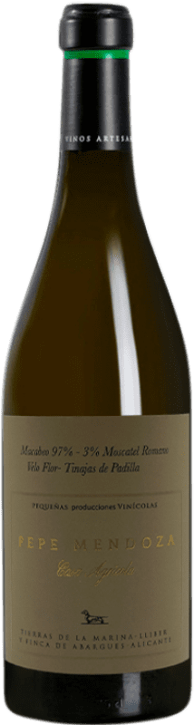 Spedizione Gratuita | Vino bianco Pepe Mendoza Pequeñas Producciones Macabeo Moscatel D.O. Alicante Comunità Valenciana Spagna Macabeo, Moscato Giallo 75 cl