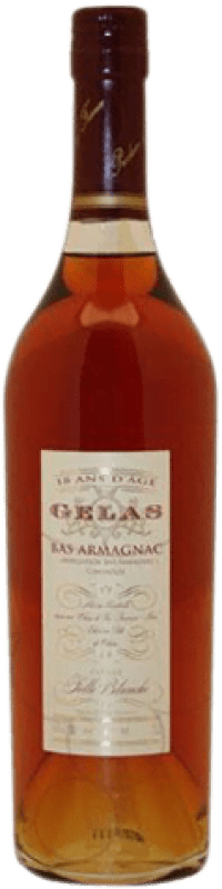 64,95 € | Armagnac Gelás Folle Blanche França 18 Anos 70 cl