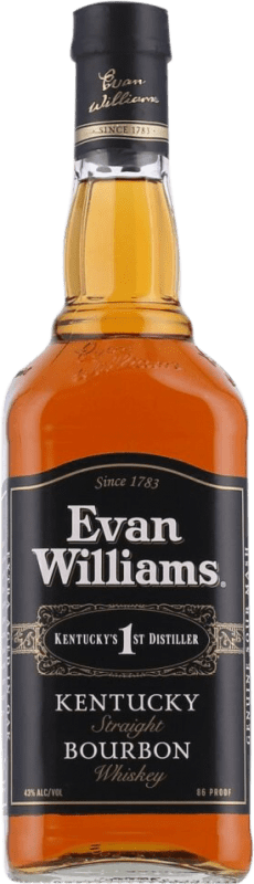 Envio grátis | Whisky Bourbon Marie Brizard Evan Williams Estados Unidos 70 cl