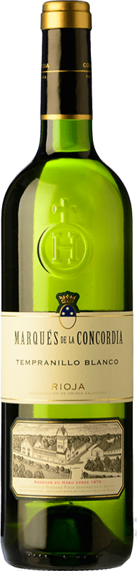 Бесплатная доставка | Белое вино Marqués de La Concordia Marqués de la Concordia молодое D.O.Ca. Rioja Ла-Риоха Испания Tempranillo — Темпранильо 75 cl