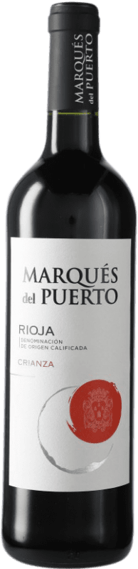 Free Shipping | Red wine Marqués del Puerto Aged D.O.Ca. Rioja The Rioja Spain 75 cl
