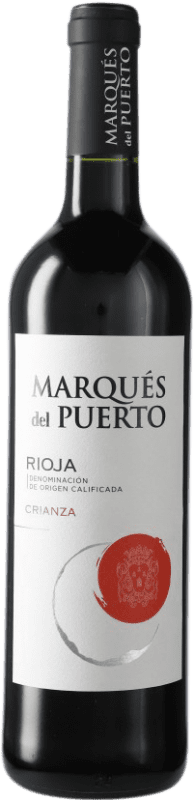 Spedizione Gratuita | Vino rosso Marqués del Puerto Crianza D.O.Ca. Rioja La Rioja Spagna 75 cl