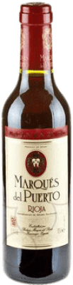 Free Shipping | Red wine Marqués del Puerto Aged D.O.Ca. Rioja The Rioja Spain Half Bottle 37 cl