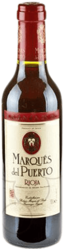 Free Shipping | Red wine Marqués del Puerto Aged D.O.Ca. Rioja The Rioja Spain Half Bottle 37 cl