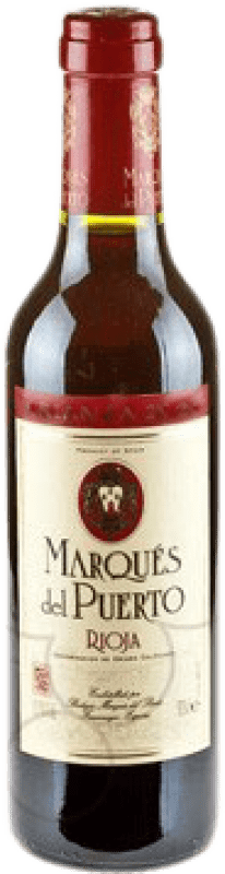 Kostenloser Versand | Rotwein Marqués del Puerto Alterung D.O.Ca. Rioja La Rioja Spanien Halbe Flasche 37 cl