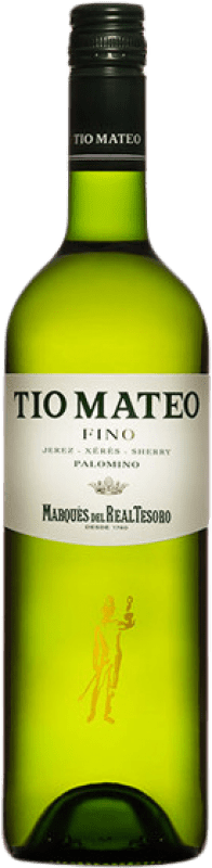 10,95 € | Fortified wine Marqués del Real Tesoro Tío Mateo Fino D.O. Jerez-Xérès-Sherry Andalucía y Extremadura Spain Palomino Fino 75 cl