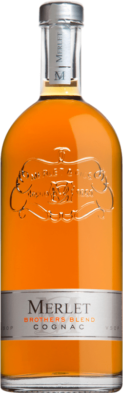 Kostenloser Versand | Cognac Merlet Brothers Blend Frankreich 70 cl