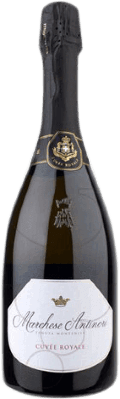 Envío gratis | Espumoso blanco Montenisa Antinori Cuvée Royale Brut Reserva D.O.C. Italia Italia Pinot Negro, Chardonnay, Pinot Blanco 75 cl