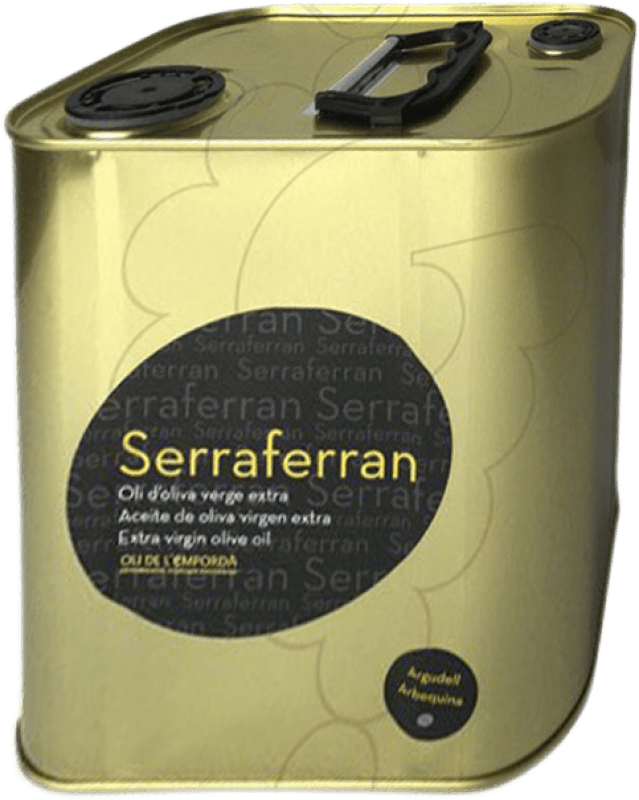 Free Shipping | Olive Oil Oli de Ventallo Serraferran Spain Special Can 2,5 L