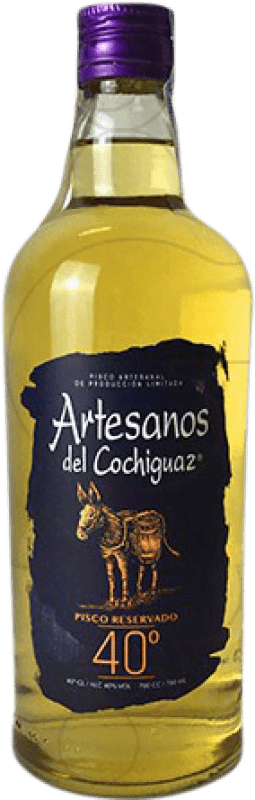 27,95 € Envio grátis | Aguardente Pisco Artesanos del Cochiguaz