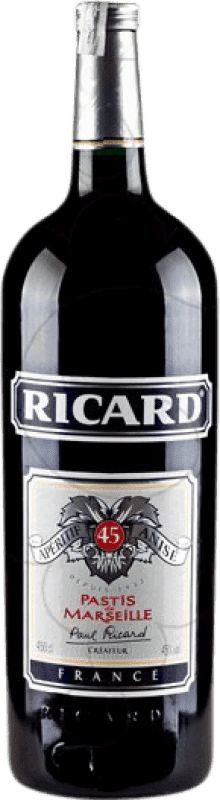 65,95 € Envio grátis | Aperitivo Pastis Pernod Ricard Garrafa Réhoboram 4,5 L
