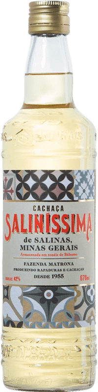 Envio grátis | Cachaça Salinissima Brasil 70 cl