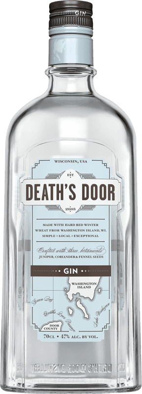 Envio grátis | Gin Death's Door Gin Estados Unidos 70 cl