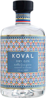 Бесплатная доставка | Джин Koval Dry Gin Соединенные Штаты бутылка Medium 50 cl