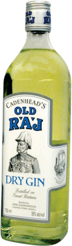 Envio grátis | Gin Old Raj Gin Blue Label Reino Unido 70 cl