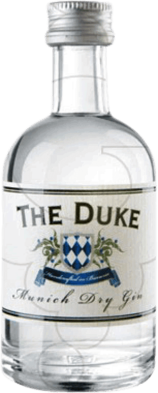 Envio grátis | Gin The Duke Alemanha Garrafa Miniatura 5 cl