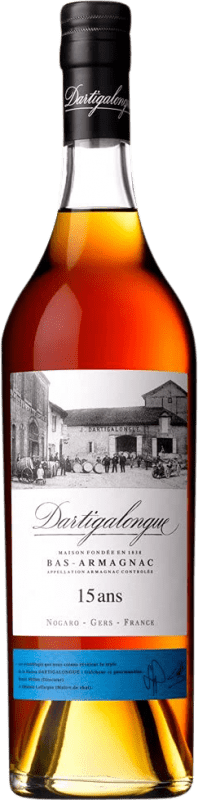 77,95 € Free Shipping | Armagnac Dartigalongue France 15 Years Bottle 70 cl